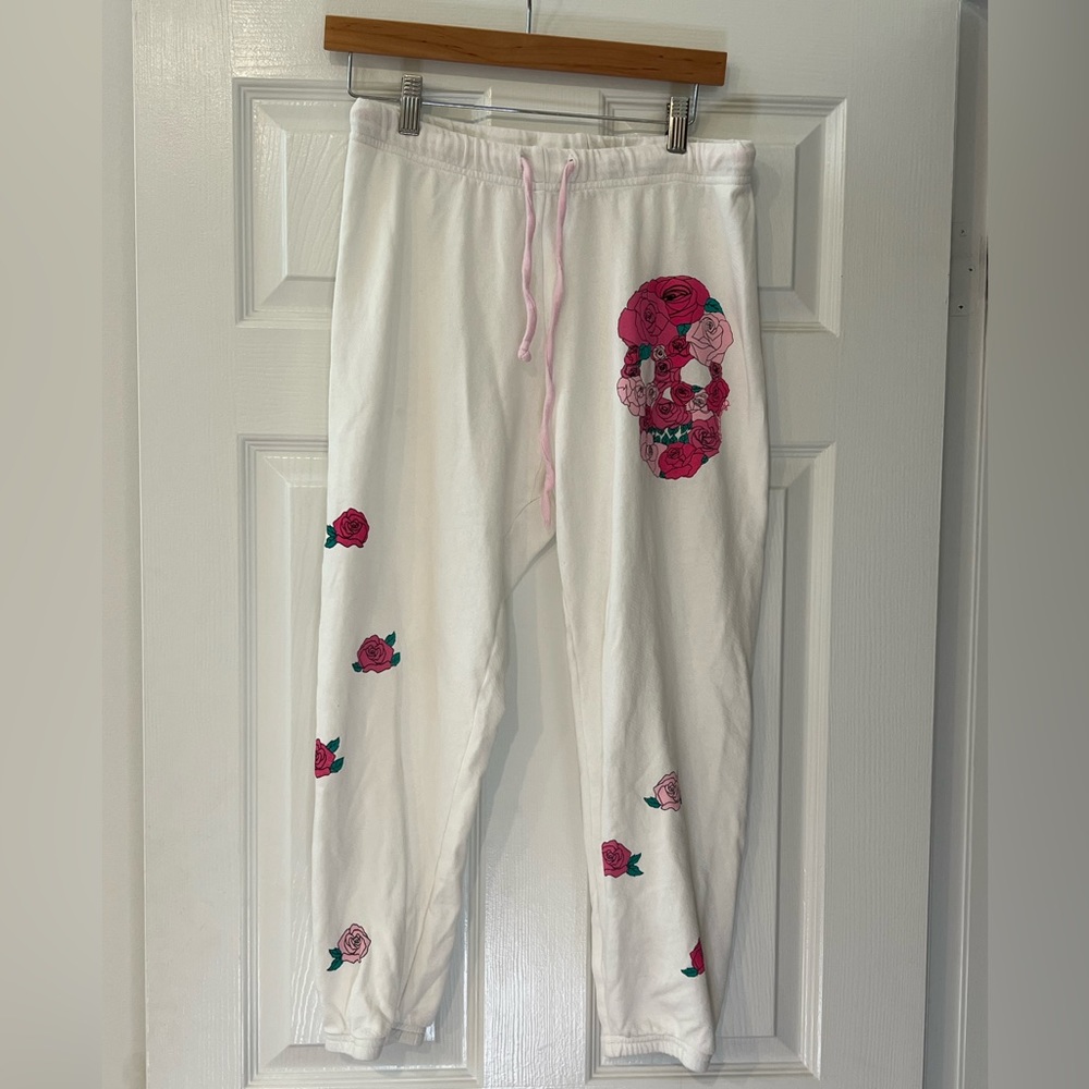 Lauren Moshi Rose Skull sweats